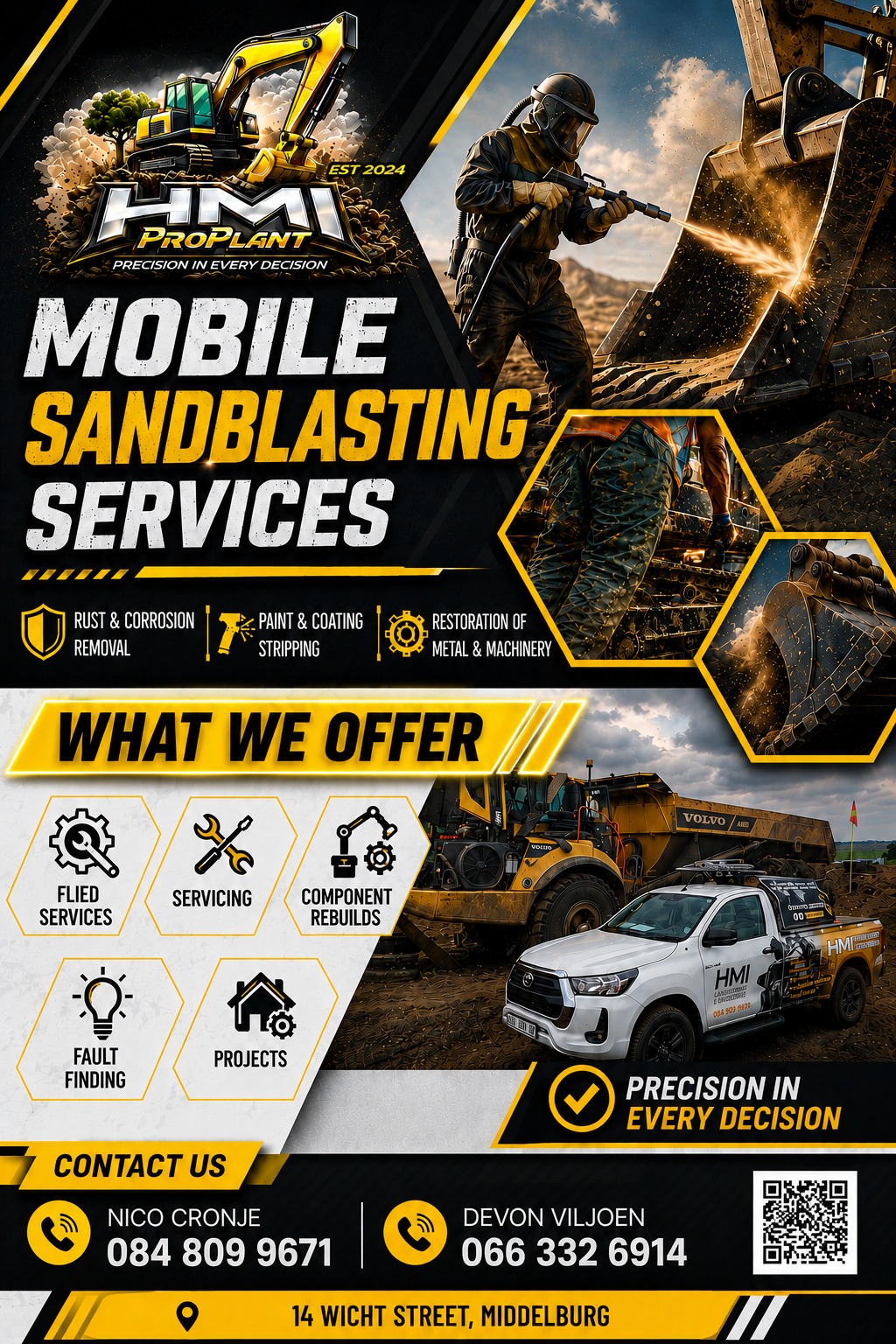 HMI ProPlant Mobile Sandblasting Services
